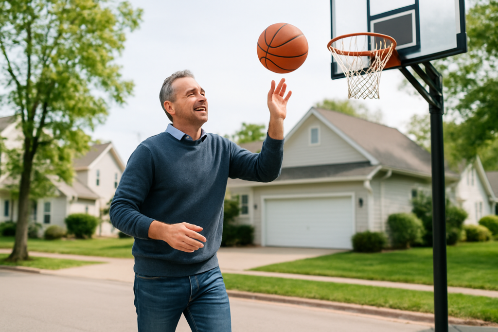 Man considering testosterone testing — muscle loss and testosterone